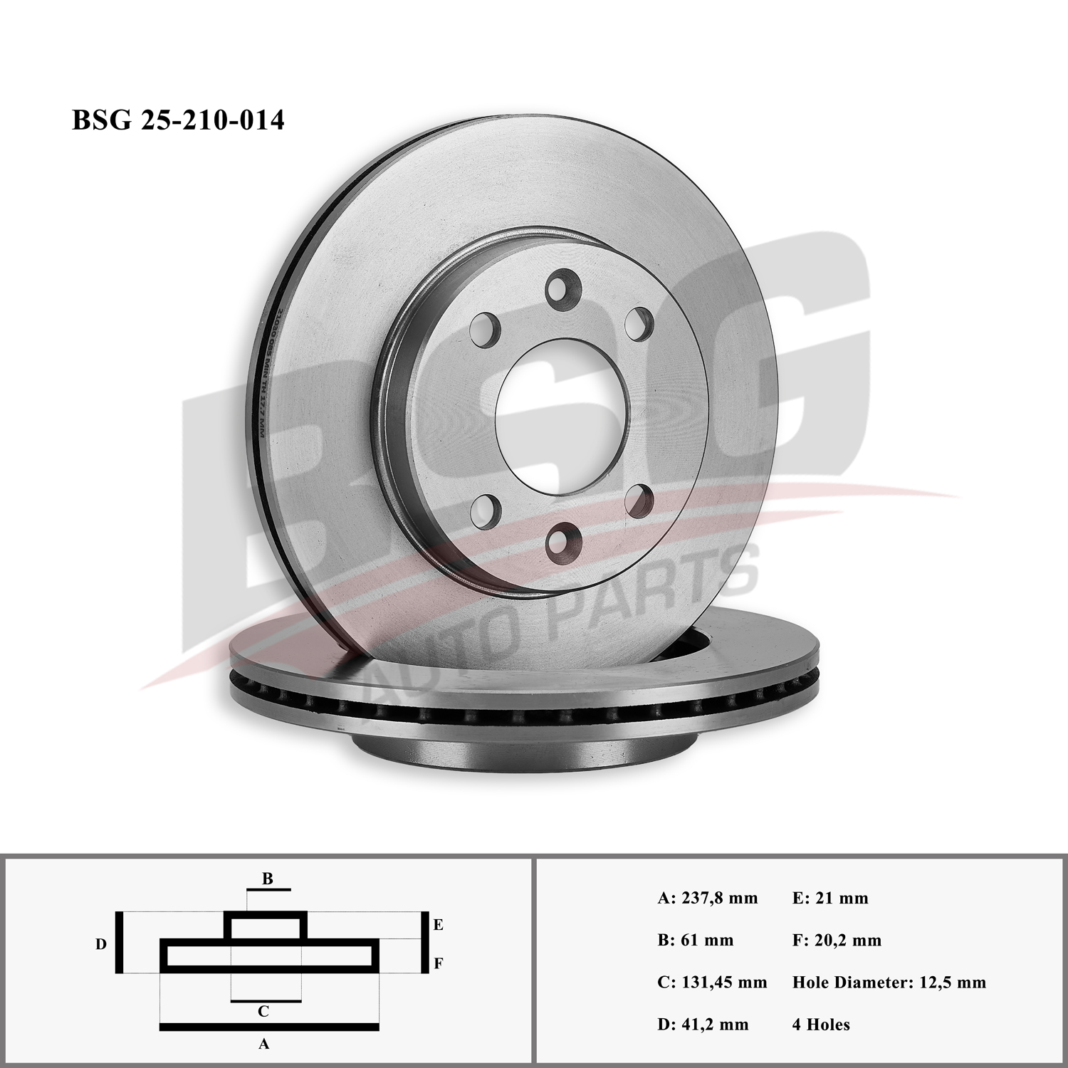 FREN DISKI ÖN KÜÇÜK BOY KUTU IÇI ADET 2 (ADET FIYATIDIR)